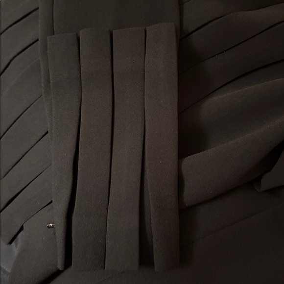 Anne Fontaine Black Pleated Blazer - Picture 10 of 12